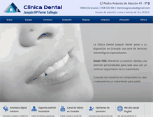 Tablet Screenshot of clinicadentalferrer.com
